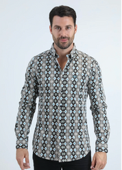 Platini Long Sleeve Scott Button Up
