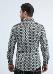 Platini Long Sleeve Scott Button Up