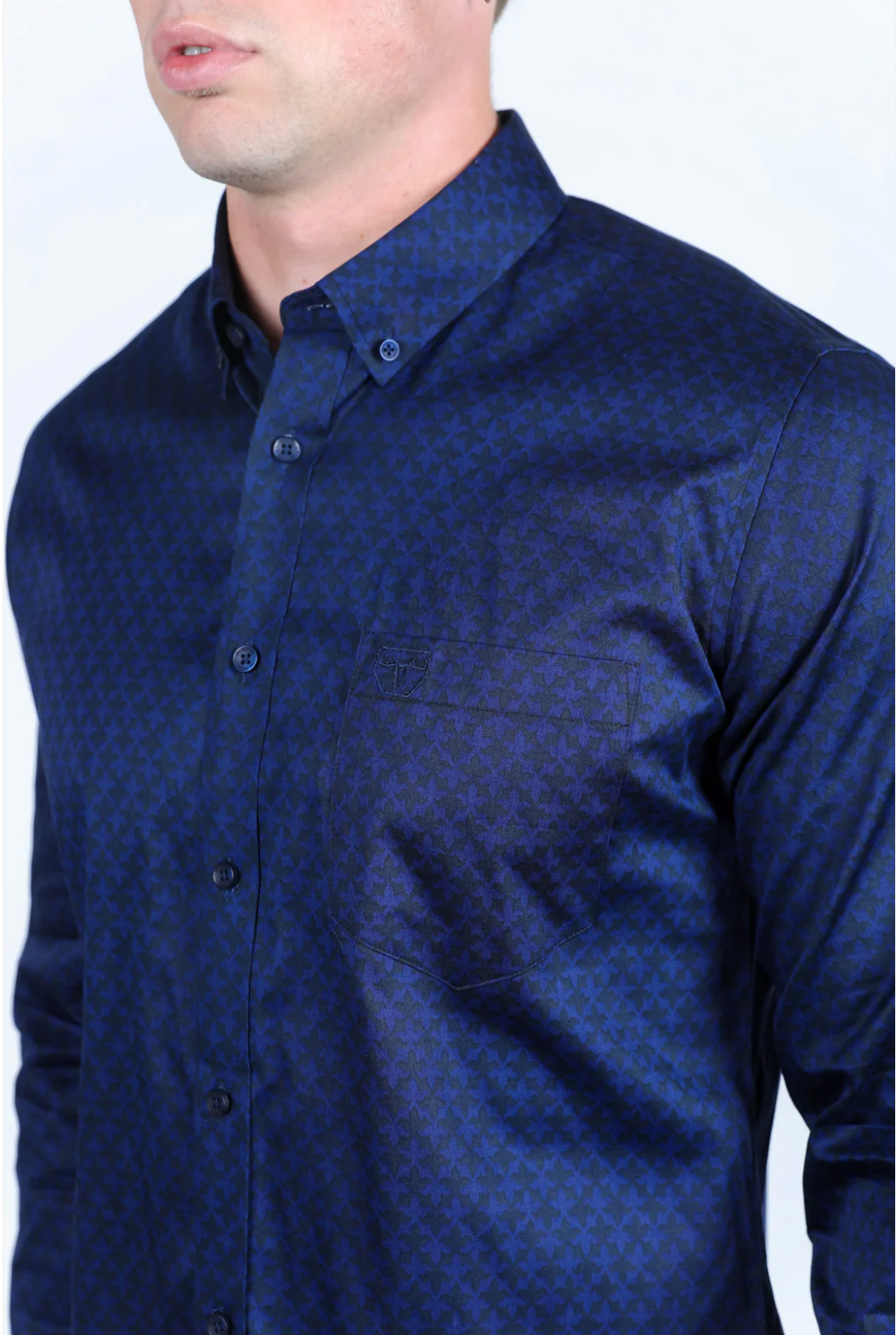 Platini Long Sleeve Brewer Button Up