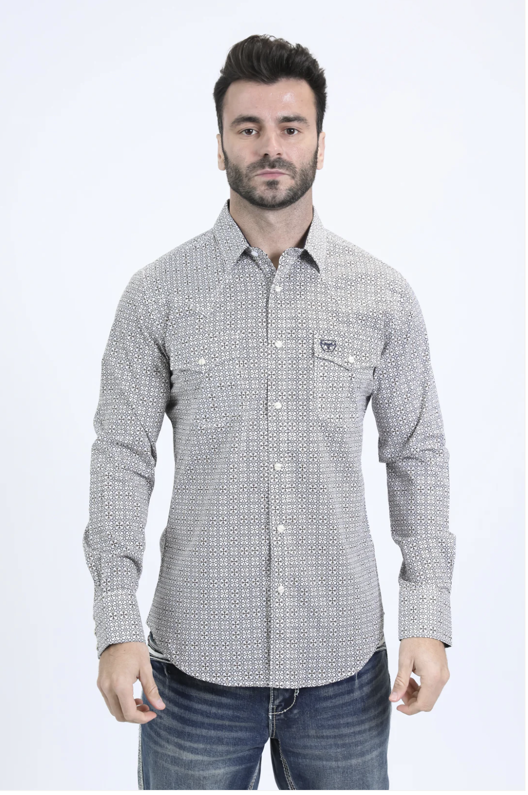 Platini Long Sleeve Jayson  Pearl Snap