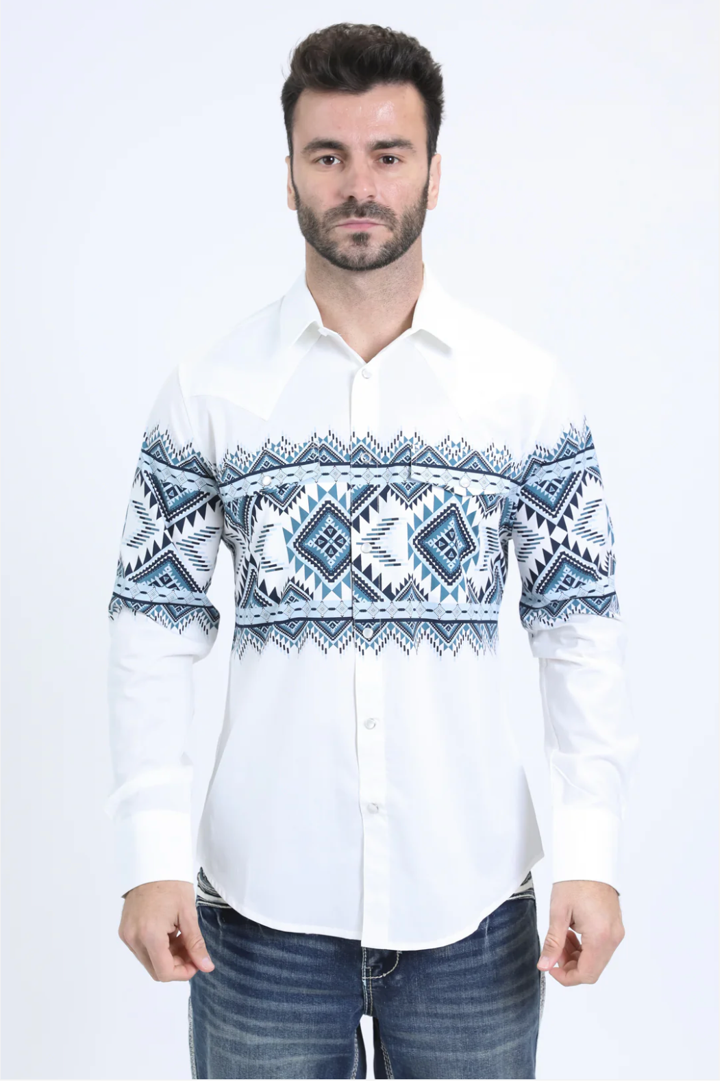 Platini Long Sleeve Jackson  Pearl Snap