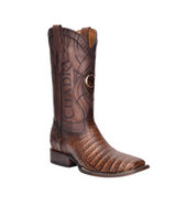 Cuadra CU620 MN Porto Maple Caiman Laser & Embroidery Square Toe