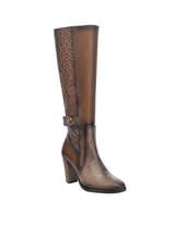 Cuadra FC981 LD Brown Karunga Zipper Round Toe