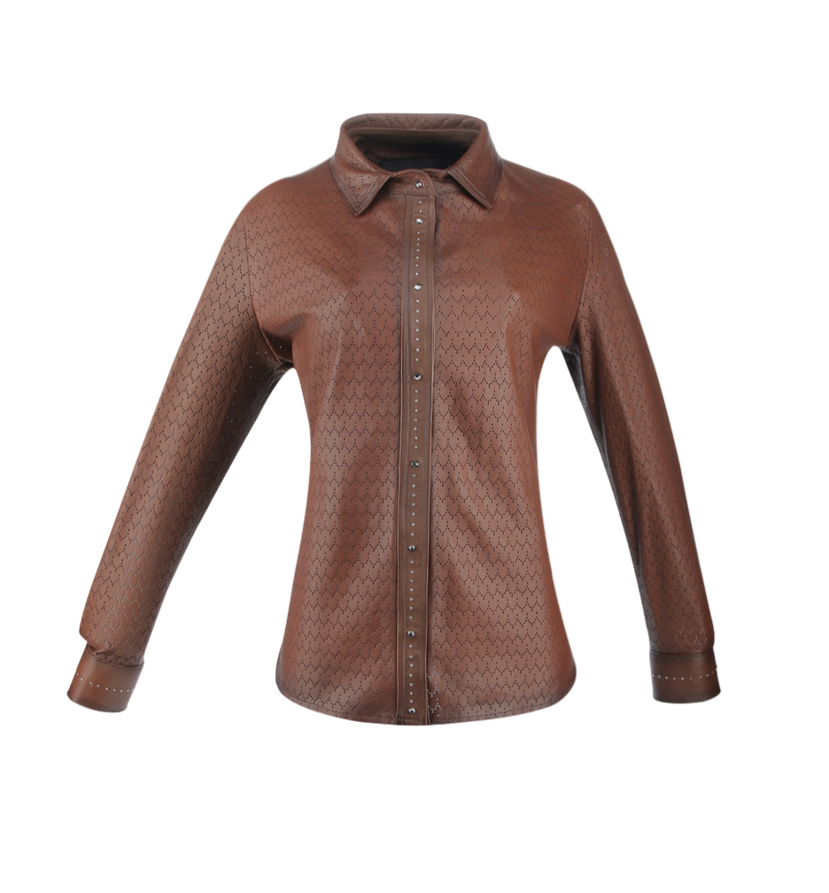 Cuadra JC323 LD Brown Laser Jacket