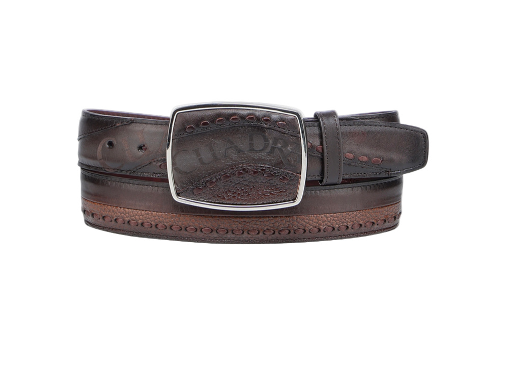Cuadra BC246 MN Grey Laser & Woven Belt