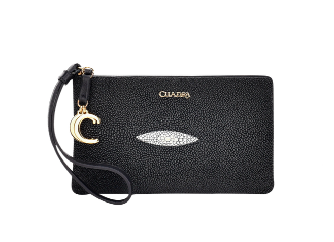 Cuadra Du330 LD Black Stingray Stitching Wallet