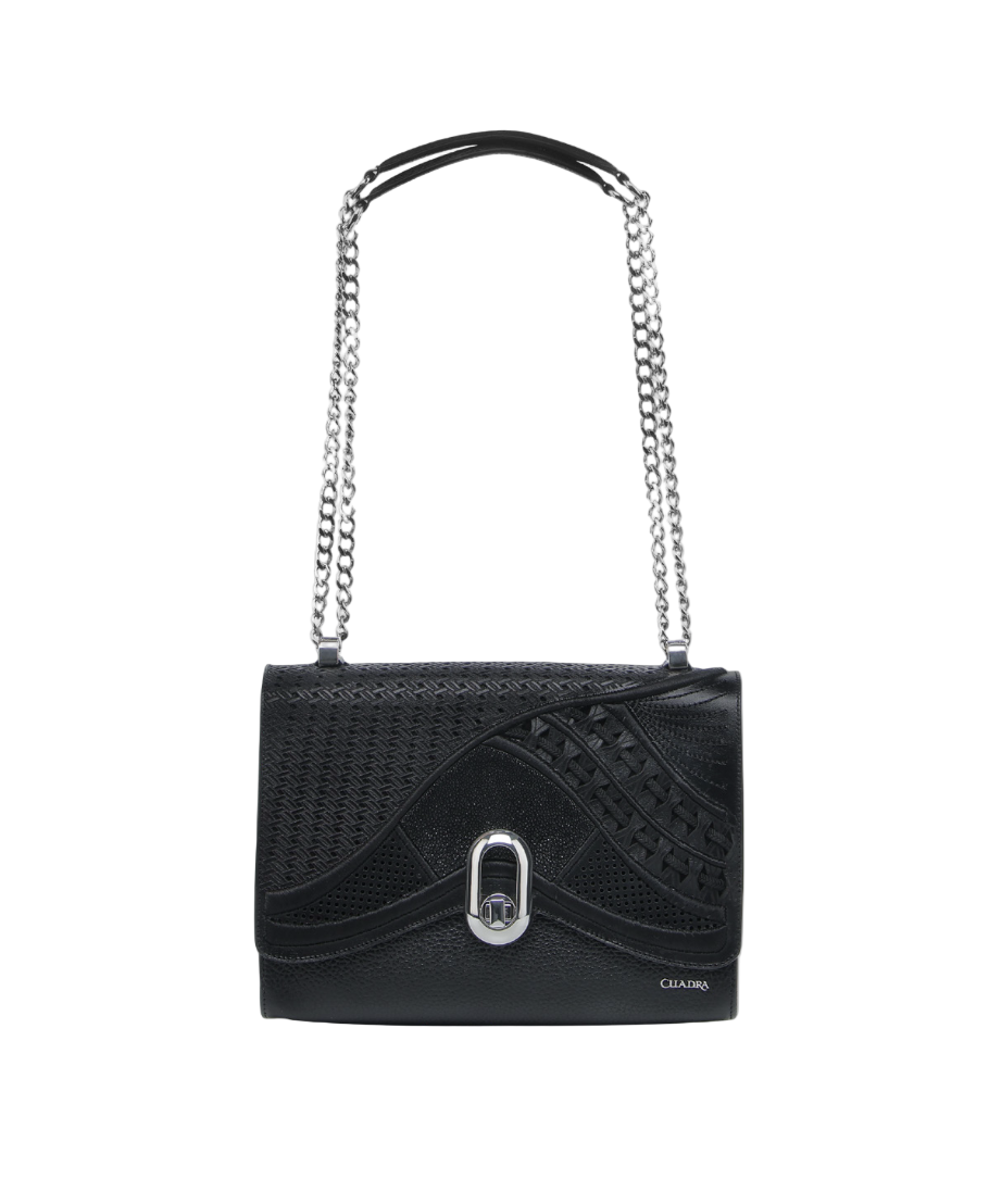 Cuadra DU688 LD Black Stingray Embroidery Bag