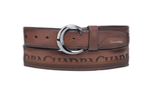 Cuadra BC398 MN Honey Deer Laser Belt