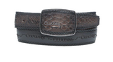 Cuadra BC402 MN Chocolate Python Laser Belt