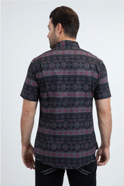 Platini Short Sleeve Woody Button-Up
