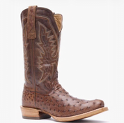 Durango DDB0463 Men's PRCA Collection Full Quill Ostrich Western Boot