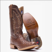 Durango DDB0463 Men's PRCA Collection Full Quill Ostrich Western Boot