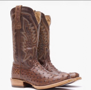 Durango DDB0463 Men's PRCA Collection Full Quill Ostrich Western Boot