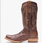 Durango DDB0463 Men's PRCA Collection Full Quill Ostrich Western Boot
