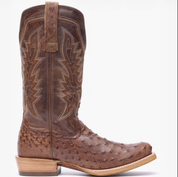 Durango DDB0463 Men's PRCA Collection Full Quill Ostrich Western Boot