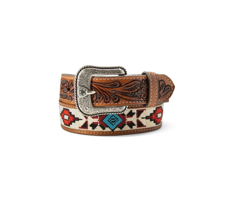Ariat Southwest Floral Western Kids Belt