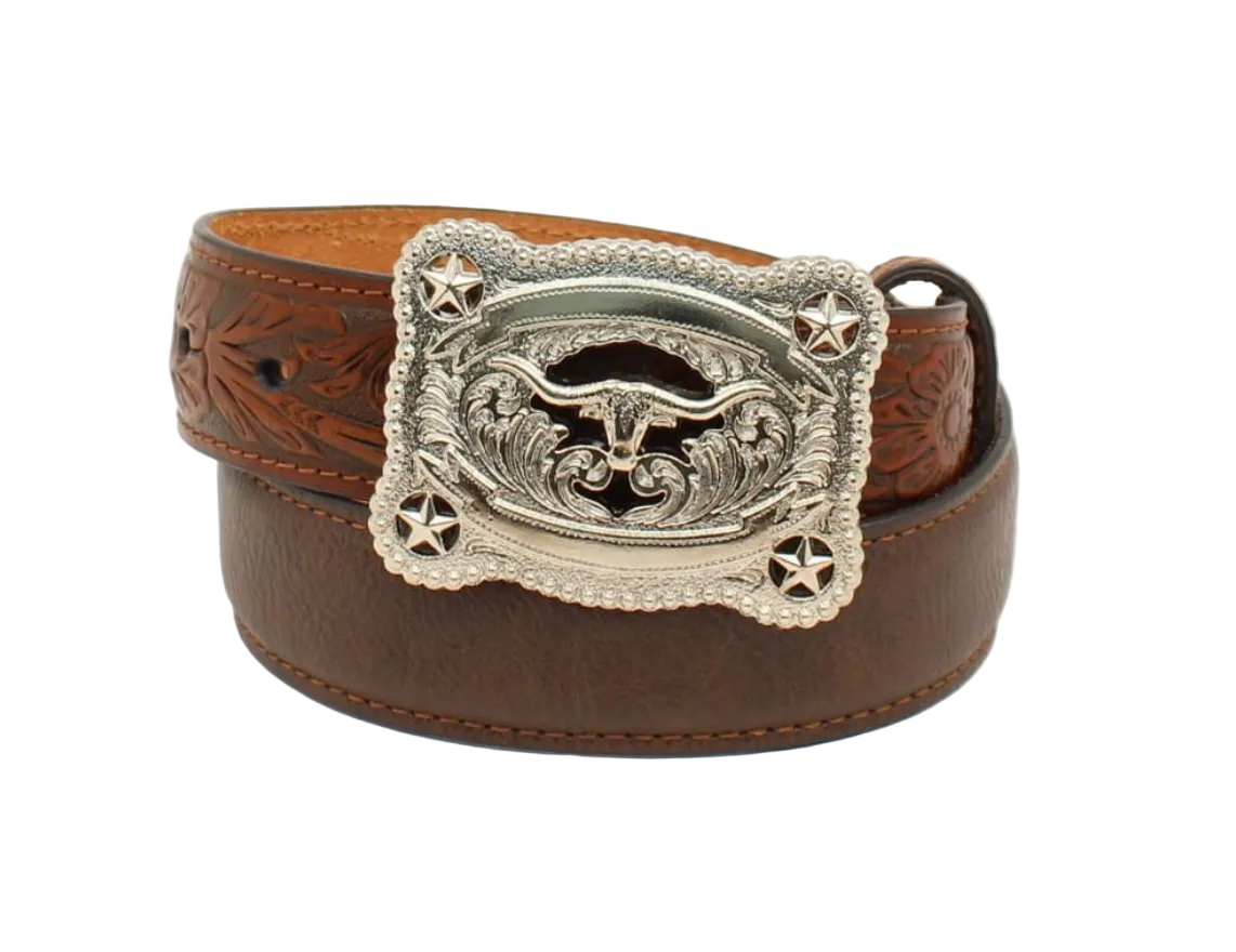 Nocona Longhorn Star Kids Belt