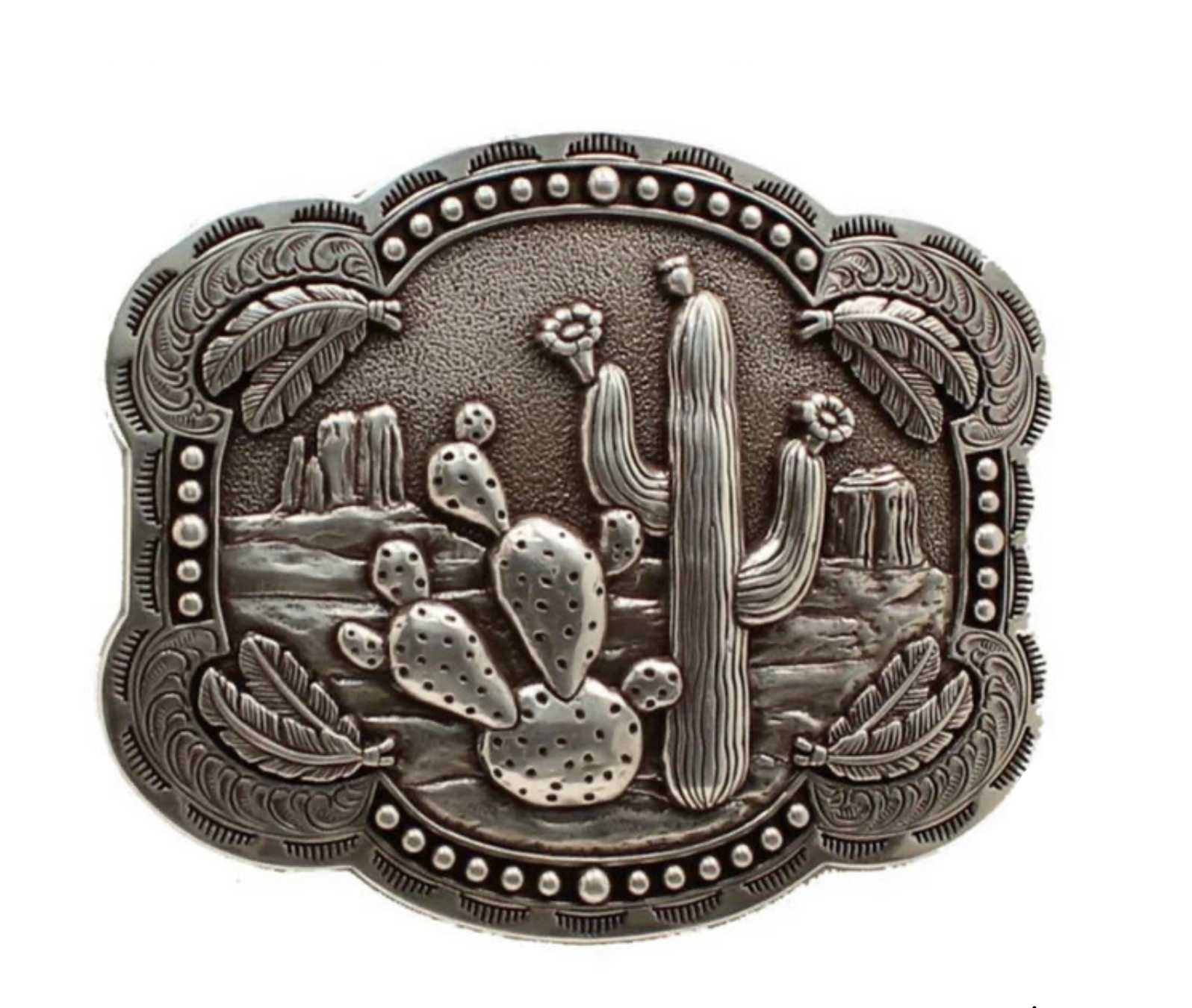 Blazin Roxx Cactus Belt Buckle