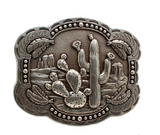 Blazin Roxx Cactus Belt Buckle
