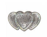 Blazin Roxx Triple Hearts Belt Buckle