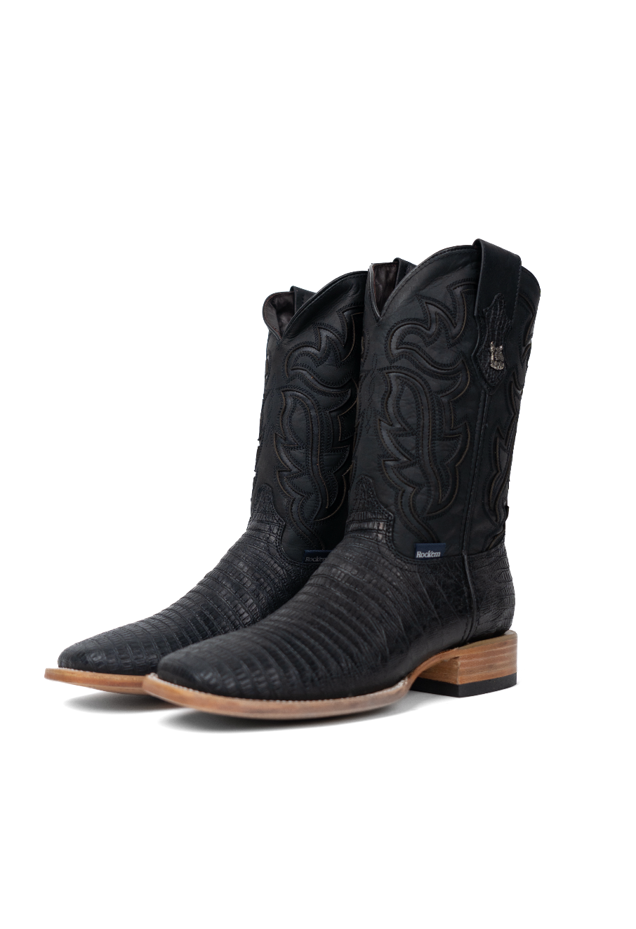 Bruce Lizard Square Toe Cowboy Boot