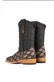 Bradley Pirarucu Square Toe Cowboy Boot