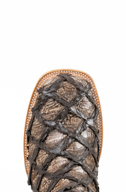 Bradley Pirarucu Square Toe Cowboy Boot