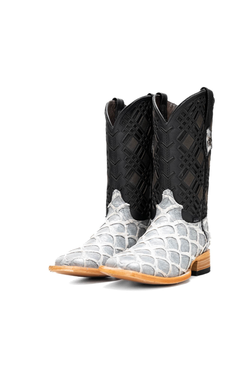 Bradley Pirarucu Square Toe Cowboy Boot