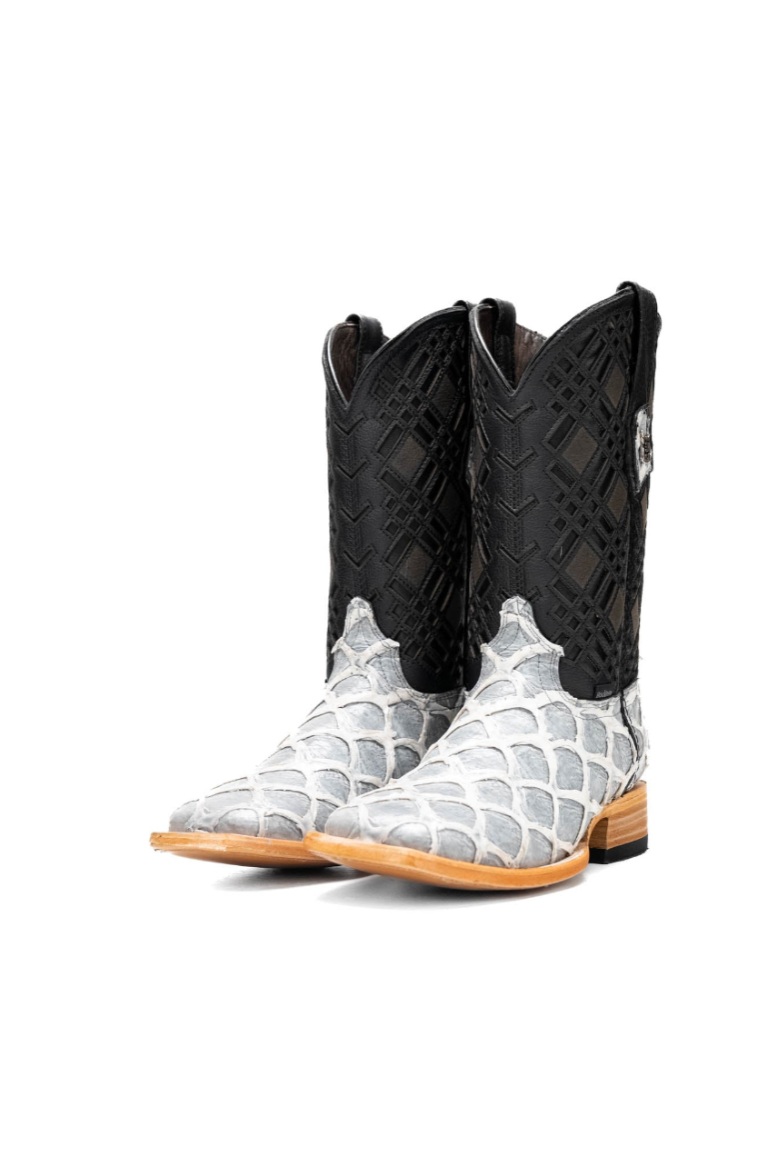 Bradley Pirarucu Square Toe Cowboy Boot