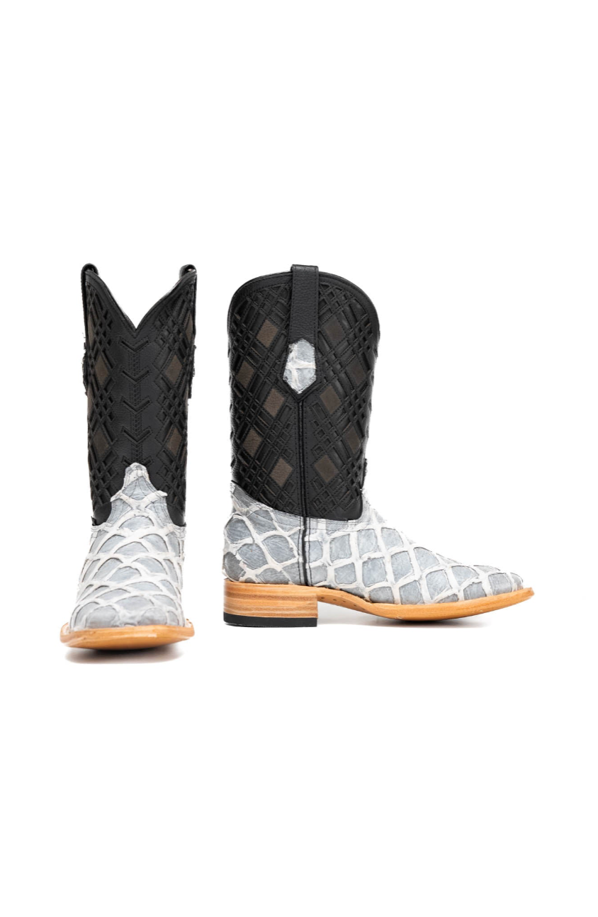 Bradley Pirarucu Square Toe Cowboy Boot