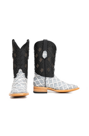 Bradley Pirarucu Square Toe Cowboy Boot