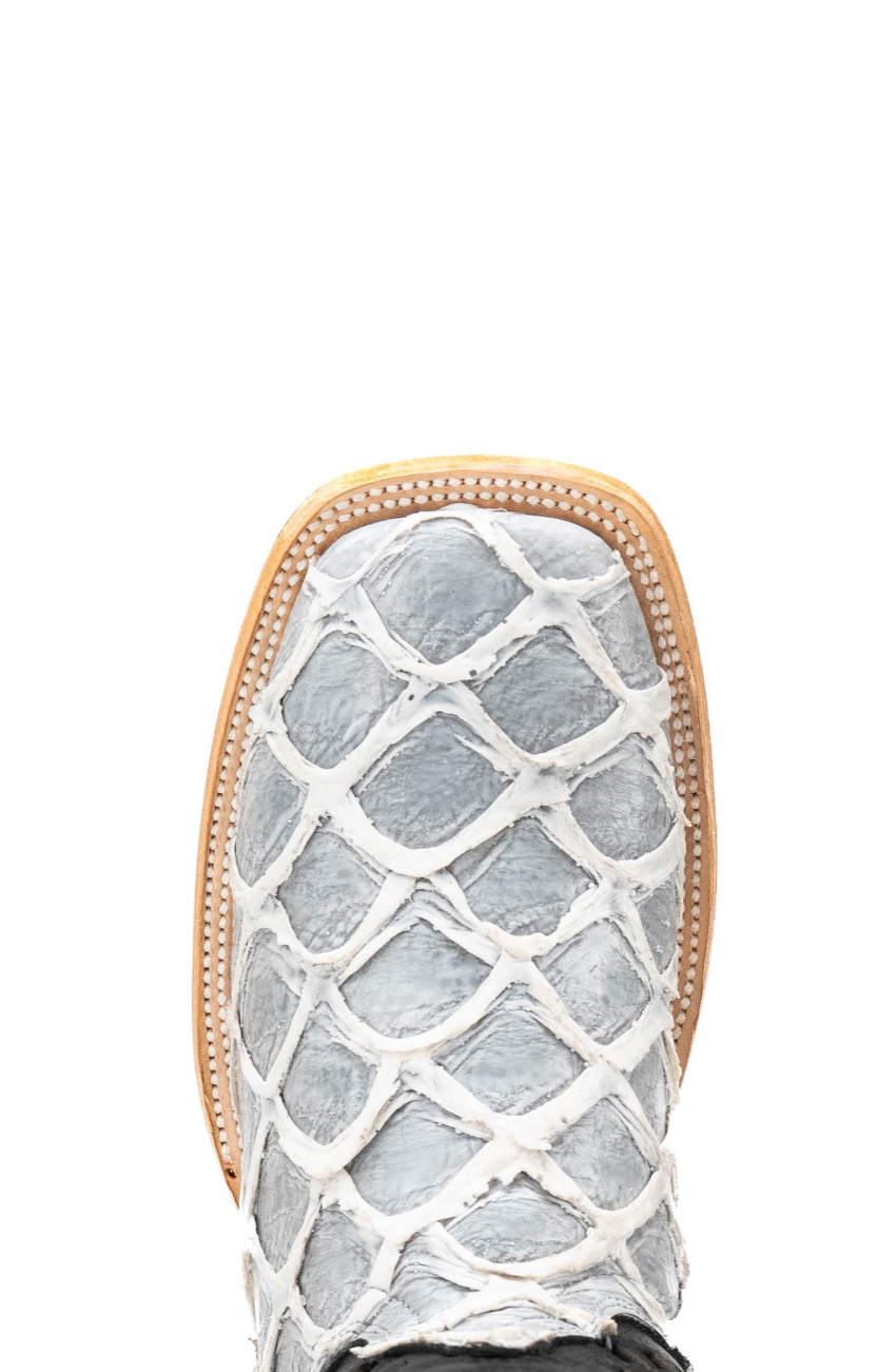 Bradley Pirarucu Square Toe Cowboy Boot