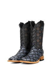 Bradley Pirarucu Square Toe Cowboy Boot