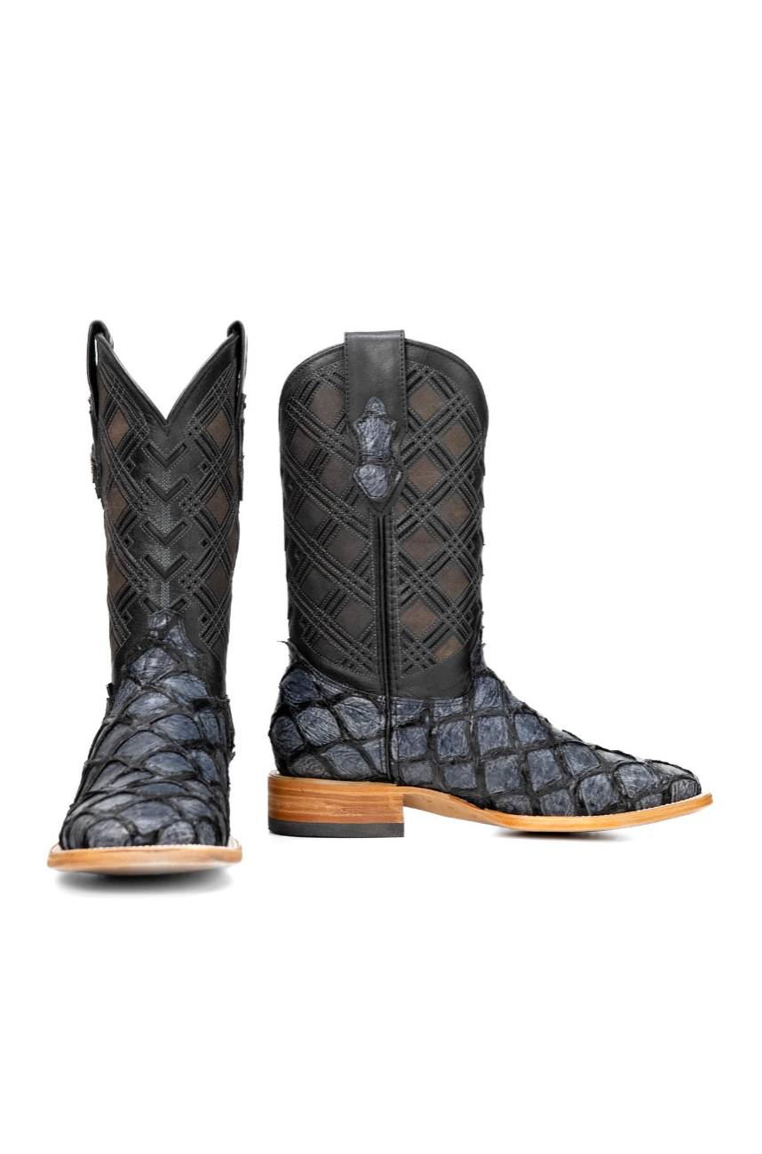 Bradley Pirarucu Square Toe Cowboy Boot