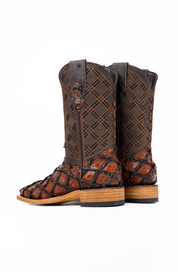 Bradley Pirarucu Square Toe Cowboy Boot