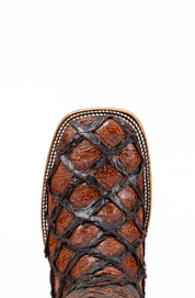 Bradley Pirarucu Square Toe Cowboy Boot