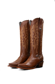 Beirut Alexa Midi Snip Toe Cowgirl Boot