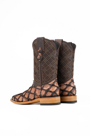 Bradley Pirarucu Square Toe Cowboy Boot