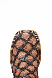 Bradley Pirarucu Square Toe Cowboy Boot