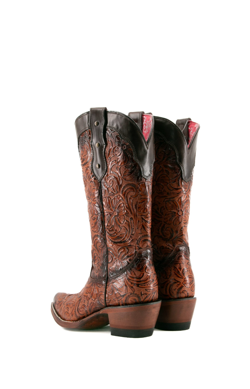 652 Mila Flor De Luz Snip Toe Cowgirl Boot