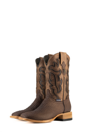 Bruce Matte Python Square Toe Cowboy Boot