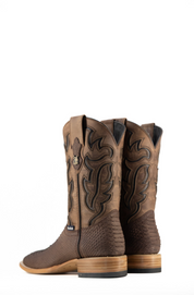 Bruce Matte Python Square Toe Cowboy Boot