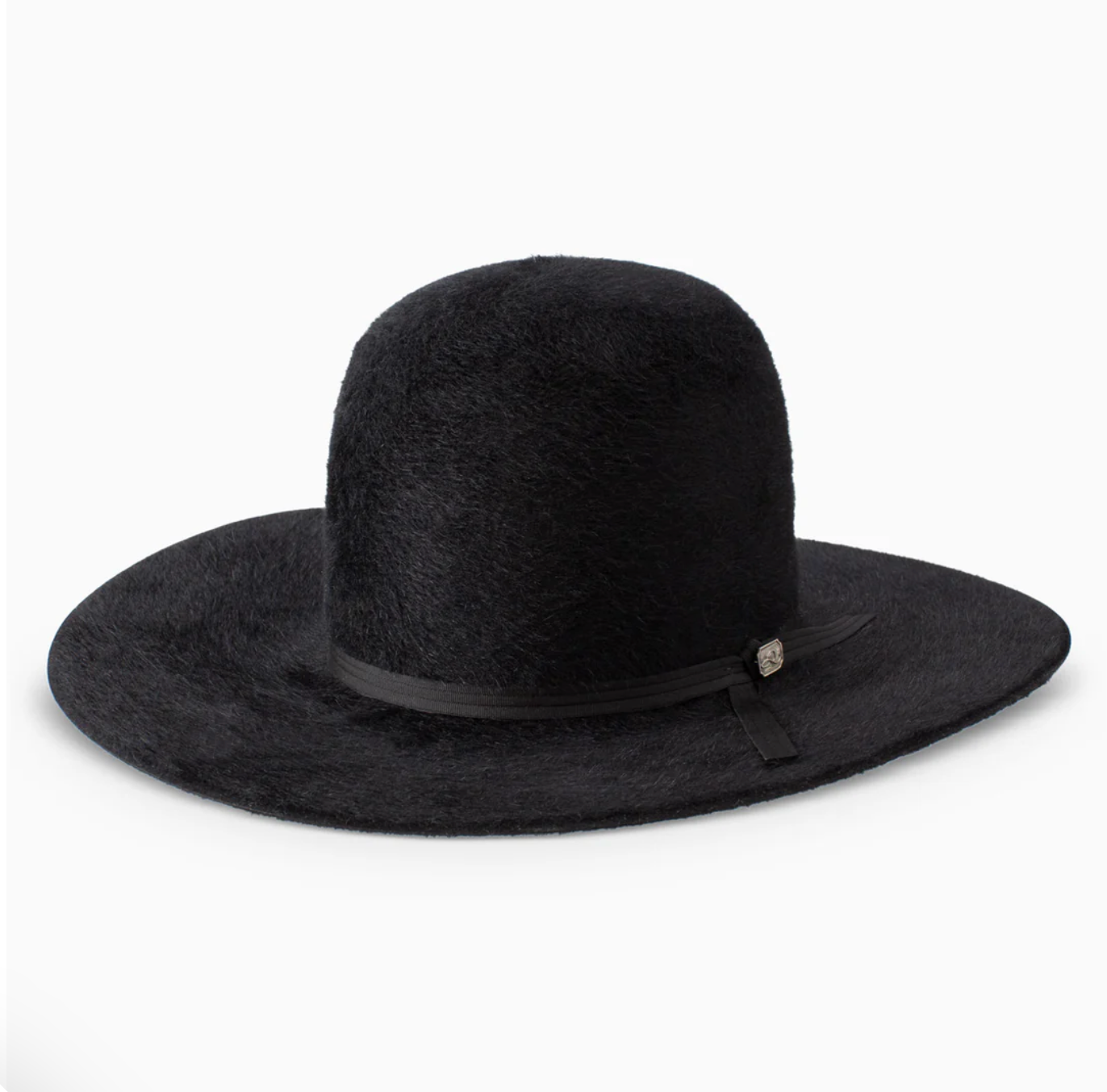 Resistol 8X Black Kodiak Open Crown Felt Cowboy Hat