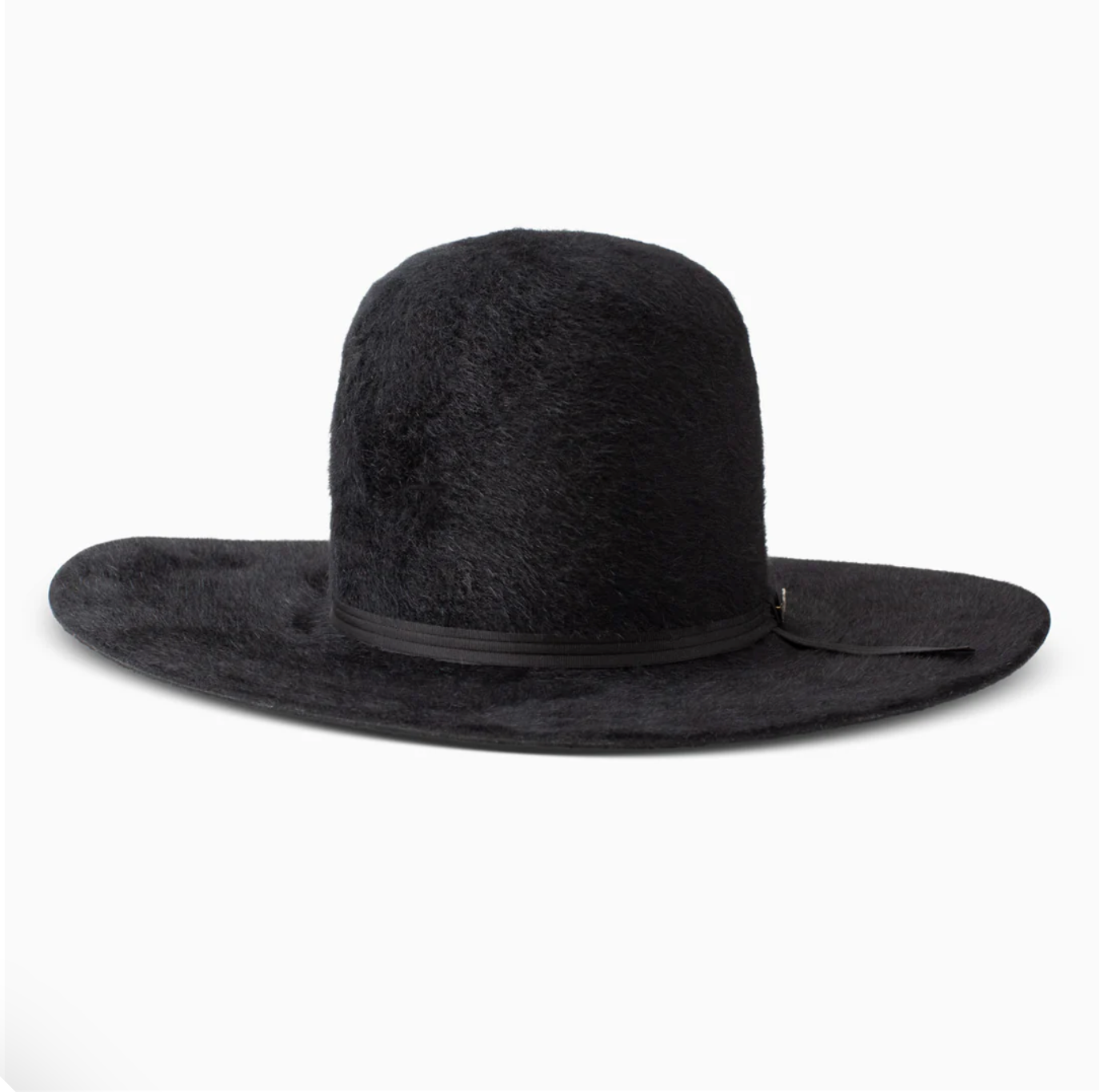 Resistol 8X Black Kodiak Open Crown Felt Cowboy Hat