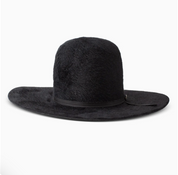 Resistol 8X Black Kodiak Open Crown Felt Cowboy Hat