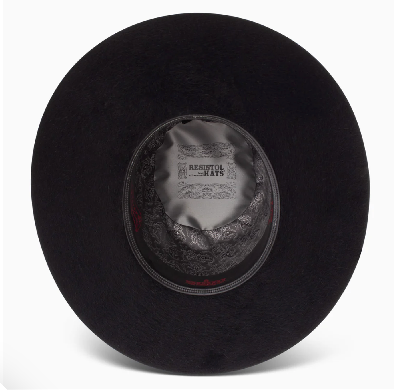 Resistol 8X Black Kodiak Open Crown Felt Cowboy Hat