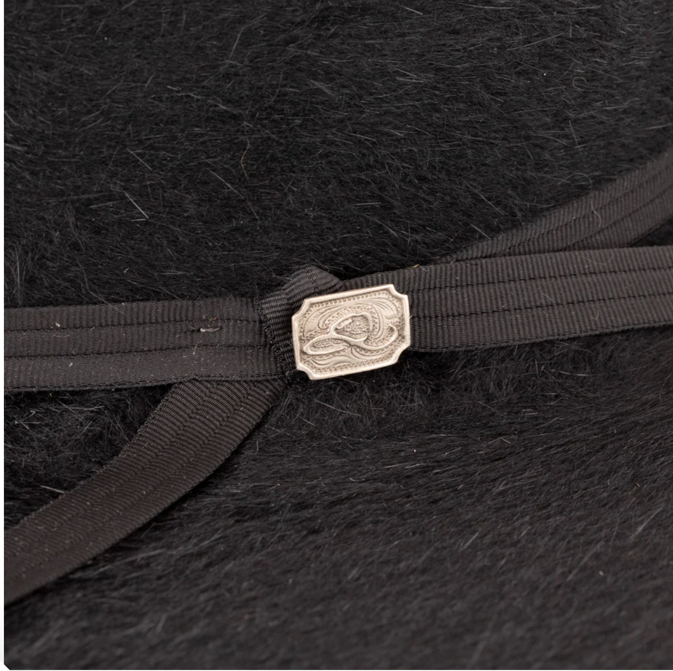 Resistol 8X Black Kodiak Open Crown Felt Cowboy Hat