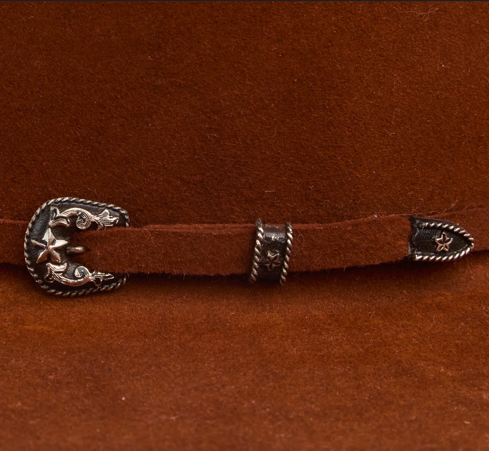 Resistol 6X Midnight Rust Open Crown Felt Cowboy Hat