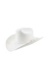 Larry Mahan 6X White Real Felt Cowboy Hat