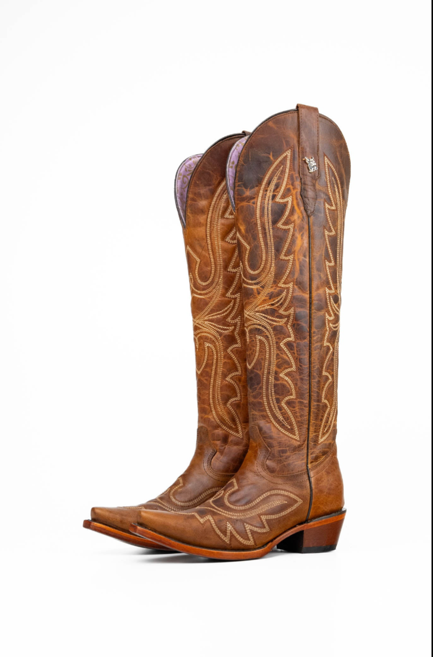 Allison Tall Snip Toe Cowgirl Boot